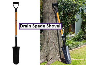 drain spade shovel