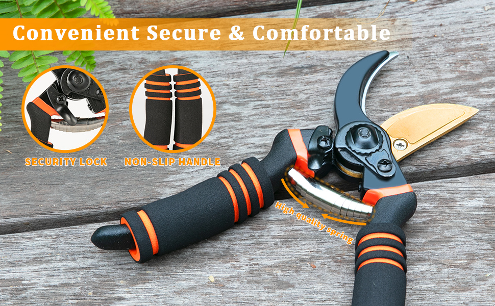 Pruning Shears,gardening tools,Pruners,pruning shears for gardening heavy duty,Bypass Pruning Shears