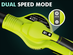 leaf blowers Dual Speed Mode