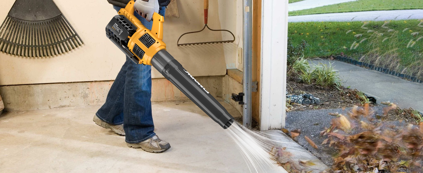 leaf blower cordless with battery and charger