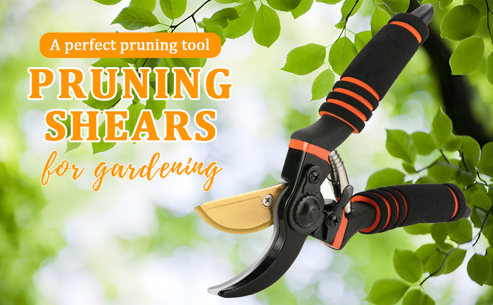 Pruning Shears, Garden Shears, Pruning Shears for Gardening, Garden Scissors, pruners for gardening